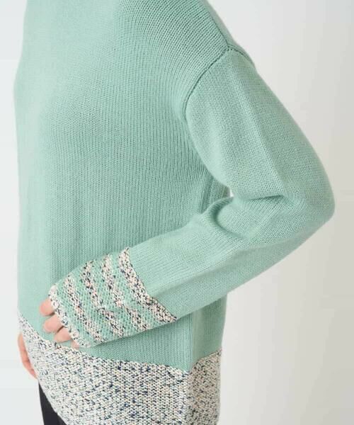 Maison de CINQ / メゾン ドゥ サンク ニット・セーター | カスリパネルボーダーニット | 詳細6