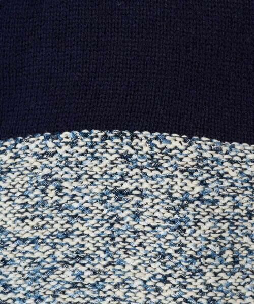 Maison de CINQ / メゾン ドゥ サンク ニット・セーター | カスリパネルボーダーニット | 詳細9
