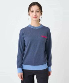 Maison de CINQ / メゾン ドゥ サンク ニット・セーター | 配色デザインポケットニット