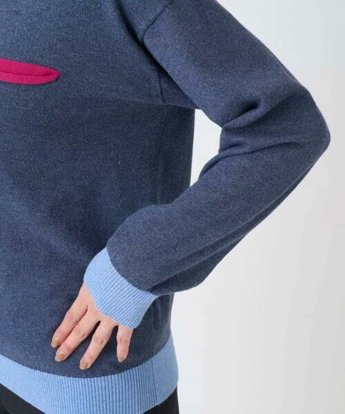 Maison de CINQ / メゾン ドゥ サンク ニット・セーター | 配色デザインポケットニット | 詳細6