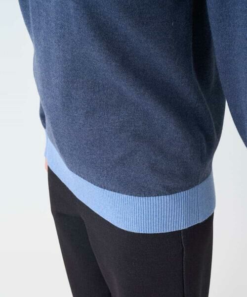 Maison de CINQ / メゾン ドゥ サンク ニット・セーター | 配色デザインポケットニット | 詳細7