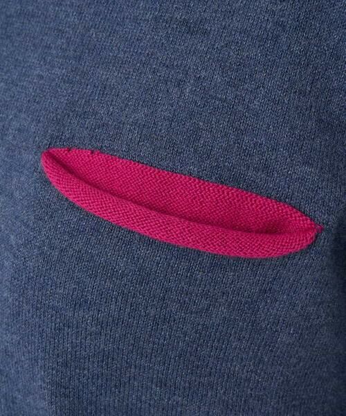 Maison de CINQ / メゾン ドゥ サンク ニット・セーター | 配色デザインポケットニット | 詳細8