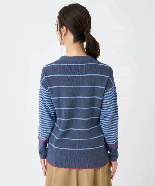 Maison de CINQ / メゾン ドゥ サンク ニット・セーター | パネルボーダーニット | 詳細6