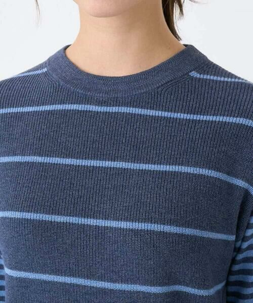 Maison de CINQ / メゾン ドゥ サンク ニット・セーター | パネルボーダーニット | 詳細7
