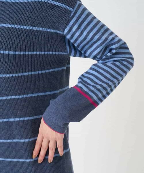 Maison de CINQ / メゾン ドゥ サンク ニット・セーター | パネルボーダーニット | 詳細8