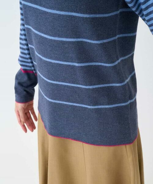 Maison de CINQ / メゾン ドゥ サンク ニット・セーター | パネルボーダーニット | 詳細9
