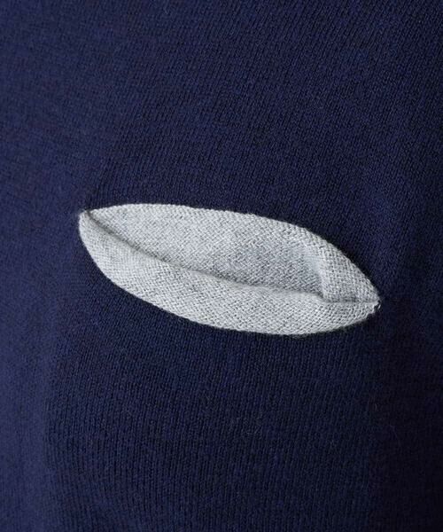 Maison de CINQ / メゾン ドゥ サンク ニット・セーター | 配色デザインポケットニット | 詳細10