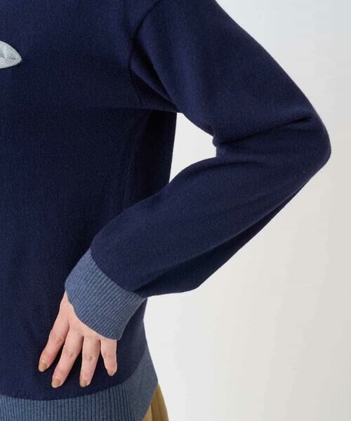 Maison de CINQ / メゾン ドゥ サンク ニット・セーター | 配色デザインポケットニット | 詳細8