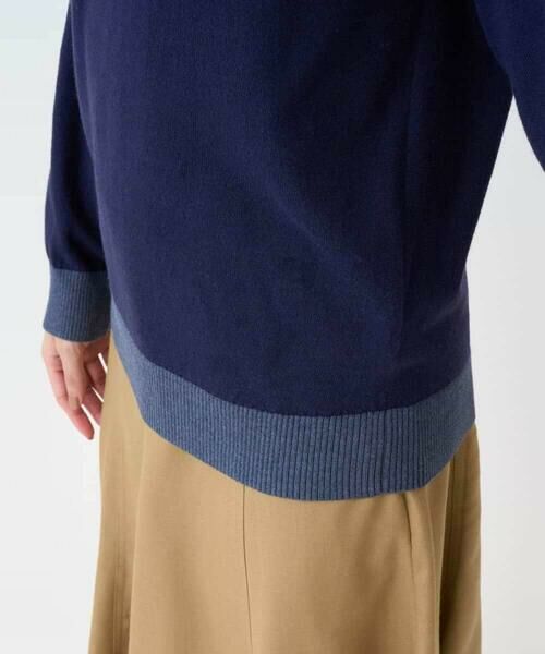 Maison de CINQ / メゾン ドゥ サンク ニット・セーター | 配色デザインポケットニット | 詳細9
