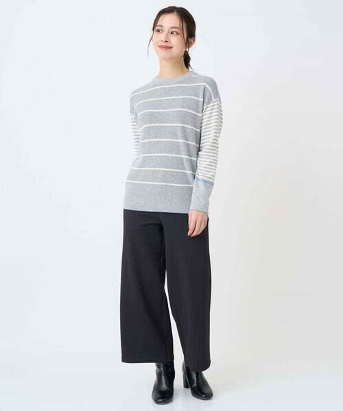 Maison de CINQ / メゾン ドゥ サンク ニット・セーター | パネルボーダーニット | 詳細10