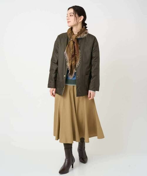 Maison de CINQ / メゾン ドゥ サンク ロング・マキシ丈スカート | ウール混デニムフレアスカート | 詳細14