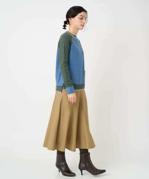 Maison de CINQ / メゾン ドゥ サンク ロング・マキシ丈スカート | ウール混デニムフレアスカート | 詳細18