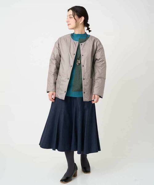 Maison de CINQ / メゾン ドゥ サンク ロング・マキシ丈スカート | ウール混デニムフレアスカート | 詳細30