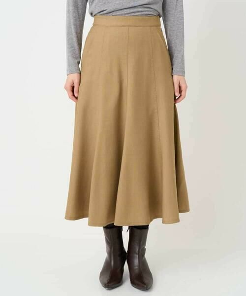 Maison de CINQ / メゾン ドゥ サンク ロング・マキシ丈スカート | ウール混デニムフレアスカート | 詳細6