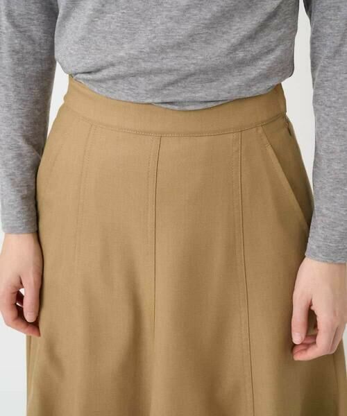 Maison de CINQ / メゾン ドゥ サンク ロング・マキシ丈スカート | ウール混デニムフレアスカート | 詳細9