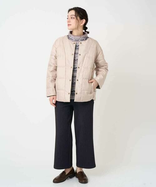 Maison de CINQ / メゾン ドゥ サンク カットソー | [日本製]編地柄プリントカットソー | 詳細16