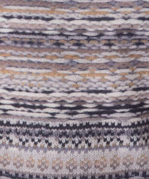 Maison de CINQ / メゾン ドゥ サンク カットソー | [日本製]編地柄プリントカットソー | 詳細9