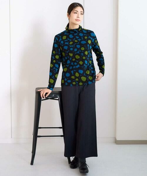 Maison de CINQ / メゾン ドゥ サンク カットソー | [日本製]テンセルリバードットプリントカットソー | 詳細16