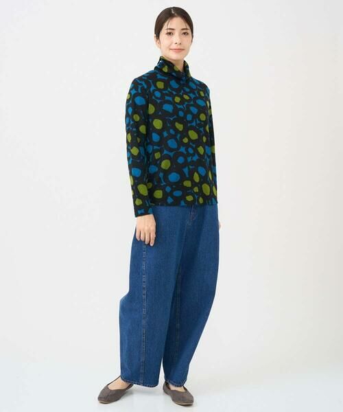 Maison de CINQ / メゾン ドゥ サンク カットソー | [日本製]テンセルリバードットプリントカットソー | 詳細20