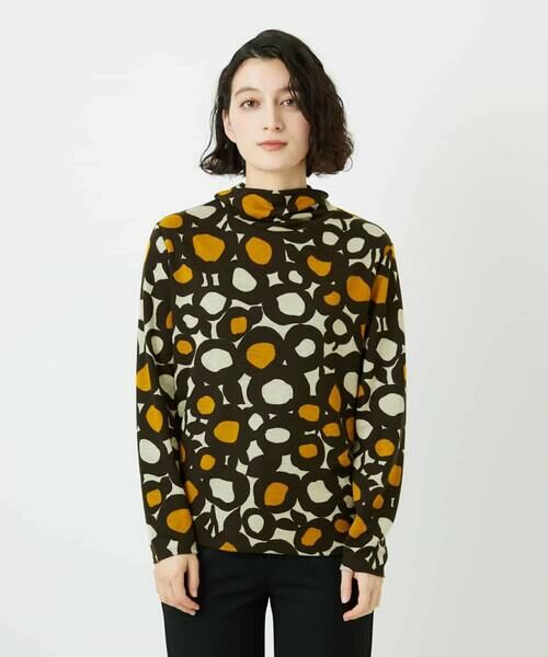 Maison de CINQ / メゾン ドゥ サンク カットソー | [日本製]テンセルリバードットプリントカットソー | 詳細3