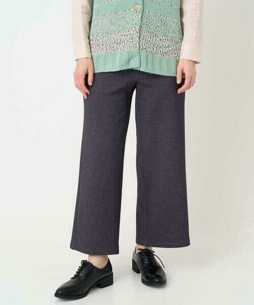 Maison de CINQ / メゾン ドゥ サンク その他パンツ | ボンバーデニムプリントパンツ(グレー)