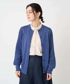 Maison de CINQ / メゾン ドゥ サンク カーディガン・ボレロ | ウール混リブニットカーディガン