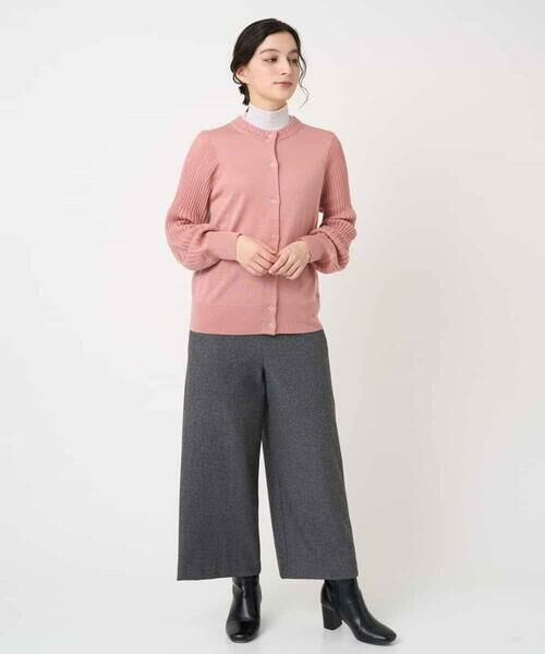 Maison de CINQ / メゾン ドゥ サンク カーディガン・ボレロ | ウール混リブニットカーディガン | 詳細20