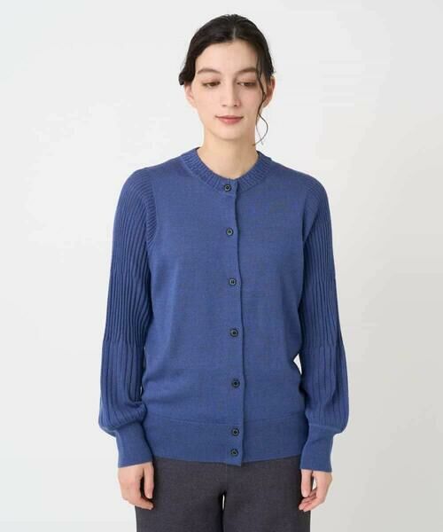 Maison de CINQ / メゾン ドゥ サンク カーディガン・ボレロ | ウール混リブニットカーディガン | 詳細5