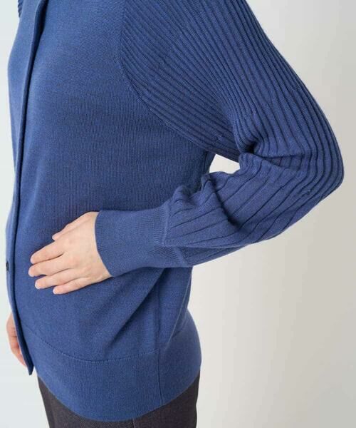 Maison de CINQ / メゾン ドゥ サンク カーディガン・ボレロ | ウール混リブニットカーディガン | 詳細9