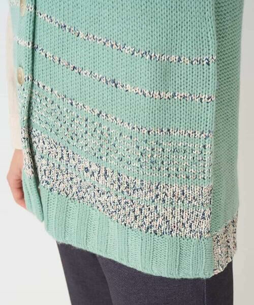 Maison de CINQ / メゾン ドゥ サンク ベスト | カスリパネルボーダーニットベスト | 詳細10