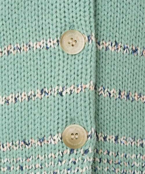 Maison de CINQ / メゾン ドゥ サンク ベスト | カスリパネルボーダーニットベスト | 詳細11