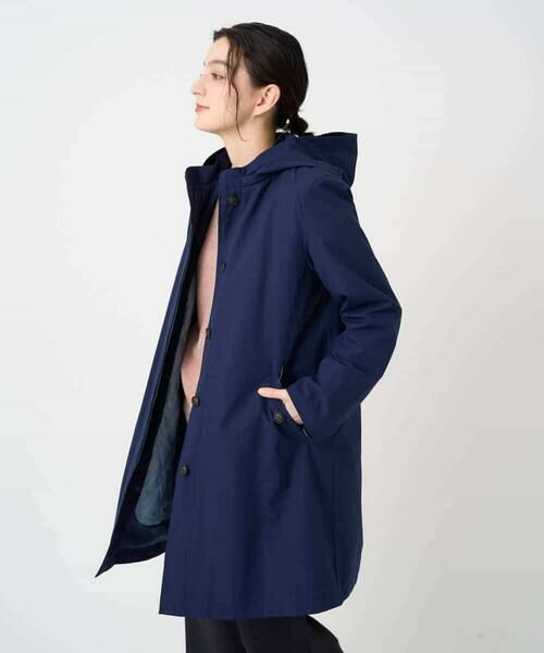 Maison de CINQ / メゾン ドゥ サンク その他アウター | ライナー付きテトロンストレッチコート(ネイビー)