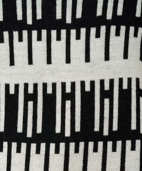 Maison de CINQ / メゾン ドゥ サンク ニット・セーター | ジオメトリックジャガードウールニット | 詳細10