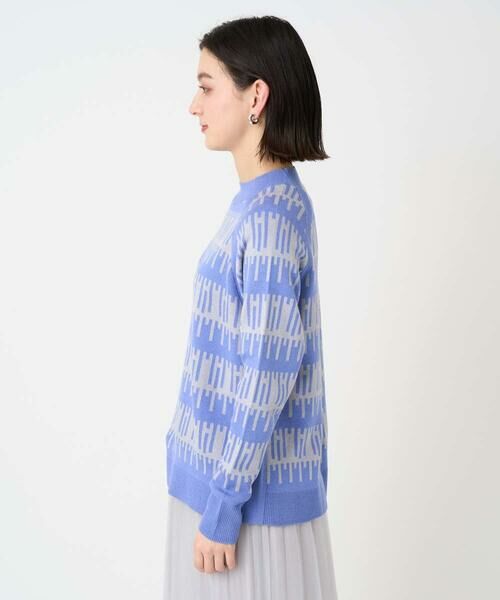 Maison de CINQ / メゾン ドゥ サンク ニット・セーター | ジオメトリックジャガードウールニット | 詳細4