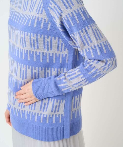 Maison de CINQ / メゾン ドゥ サンク ニット・セーター | ジオメトリックジャガードウールニット | 詳細7