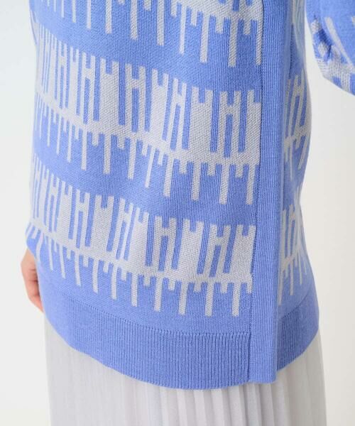 Maison de CINQ / メゾン ドゥ サンク ニット・セーター | ジオメトリックジャガードウールニット | 詳細8