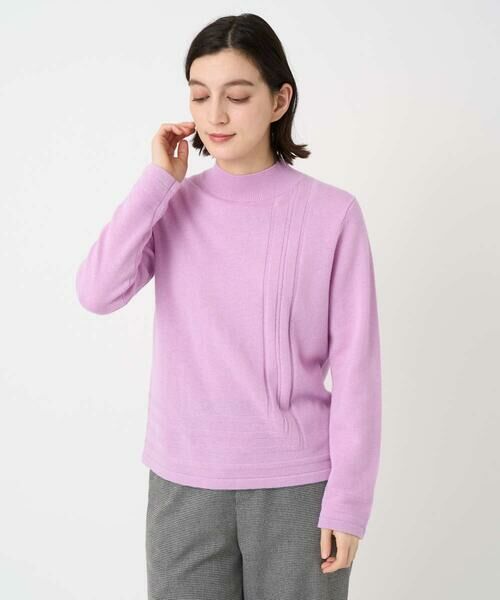 Maison de CINQ / メゾン ドゥ サンク ニット・セーター | [アンサンブル対応]メリノウールカラーハイネックニット | 詳細2