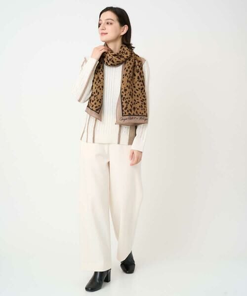 Maison de CINQ / メゾン ドゥ サンク ニット・セーター | バイカラーストライプケーブルニット | 詳細15