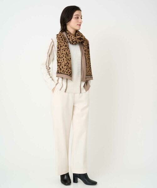 Maison de CINQ / メゾン ドゥ サンク ニット・セーター | バイカラーストライプケーブルニット | 詳細16