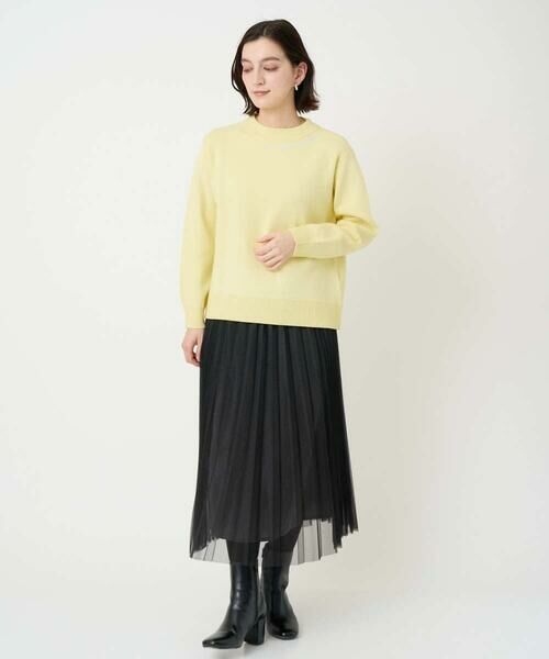 Maison de CINQ / メゾン ドゥ サンク ロング・マキシ丈スカート | [日本製]アコーディオンシアープリーツスカート | 詳細17