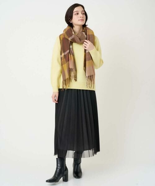 Maison de CINQ / メゾン ドゥ サンク ロング・マキシ丈スカート | [日本製]アコーディオンシアープリーツスカート | 詳細18