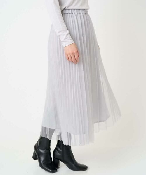Maison de CINQ / メゾン ドゥ サンク ロング・マキシ丈スカート | [日本製]アコーディオンシアープリーツスカート | 詳細2