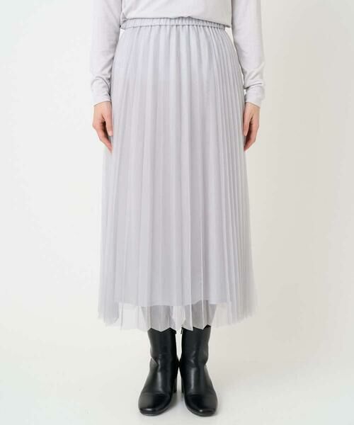 Maison de CINQ / メゾン ドゥ サンク ロング・マキシ丈スカート | [日本製]アコーディオンシアープリーツスカート | 詳細3