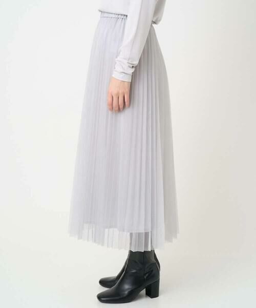 Maison de CINQ / メゾン ドゥ サンク ロング・マキシ丈スカート | [日本製]アコーディオンシアープリーツスカート | 詳細4