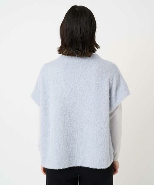 Maison de CINQ / メゾン ドゥ サンク カットソー | [日本製]ボトルネックフレンチスリーブテディベスト | 詳細3