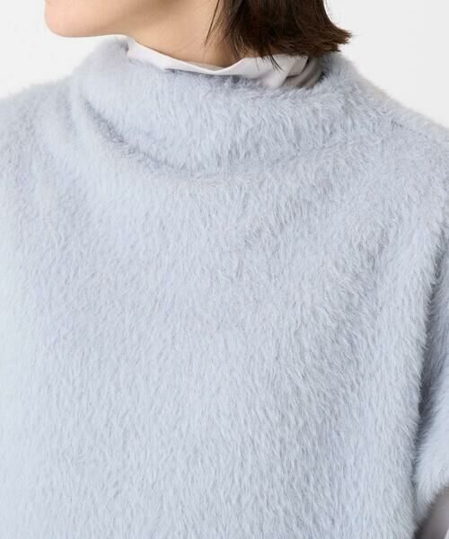 Maison de CINQ / メゾン ドゥ サンク カットソー | [日本製]ボトルネックフレンチスリーブテディベスト | 詳細4