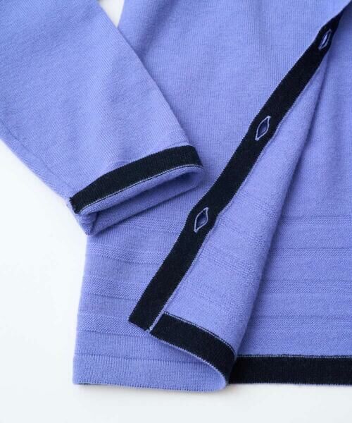 Maison de CINQ / メゾン ドゥ サンク セットアップ | [アンサンブル対応]メリノウールカラーカーディガン | 詳細16