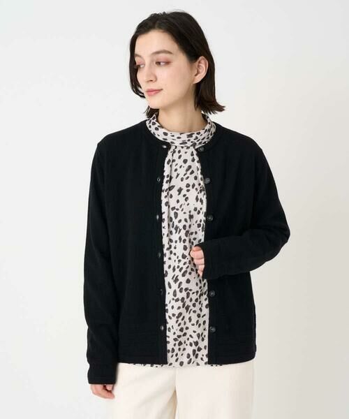 Maison de CINQ / メゾン ドゥ サンク セットアップ | [アンサンブル対応]メリノウールカラーカーディガン | 詳細2