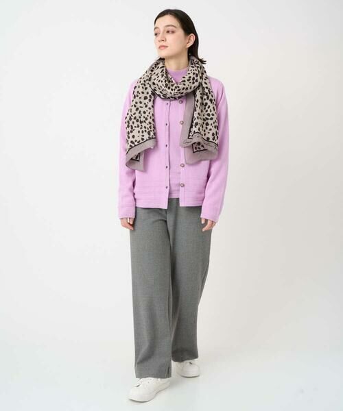 Maison de CINQ / メゾン ドゥ サンク セットアップ | [アンサンブル対応]メリノウールカラーカーディガン | 詳細24