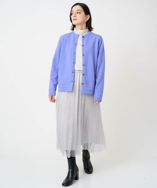 Maison de CINQ / メゾン ドゥ サンク セットアップ | [アンサンブル対応]メリノウールカラーカーディガン | 詳細26